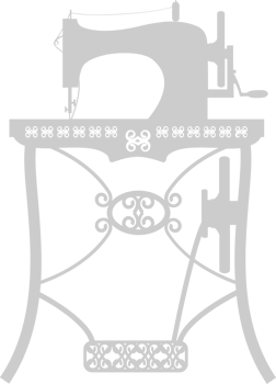 Sewing machine vector