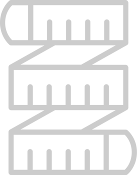 Sewing tape measure vector