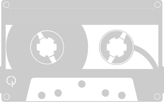 Old vintage cassette  vector