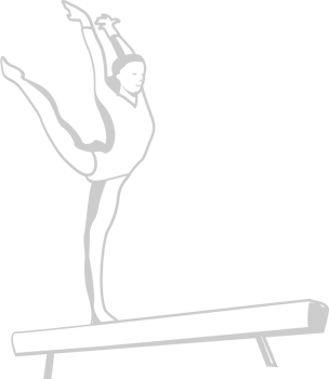 Olympic fencing gymnastic vector