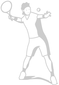 Olympic tennis  vector