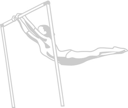 Olympic horizontal bar vector