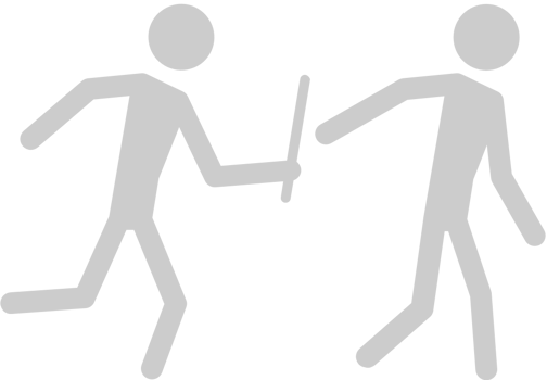 Olympic pictogram relay run vector