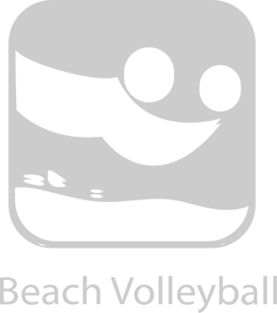 Olympic pictogram beach volley ball vector