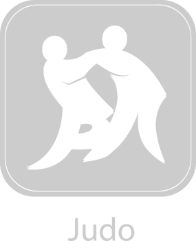Olympic pictogram judo vector