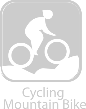 Olympic pictogram cycling bike vector