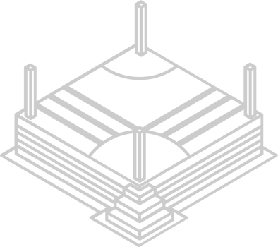 Wrestling arena ring vector