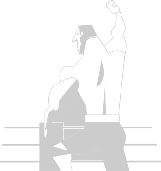 Wrestling illustration vector