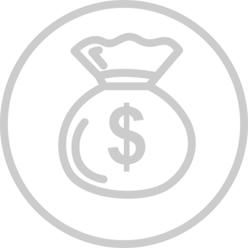 Vegas icon money vector