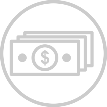 Vegas icon money vector