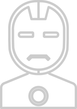 Superhero half body vector