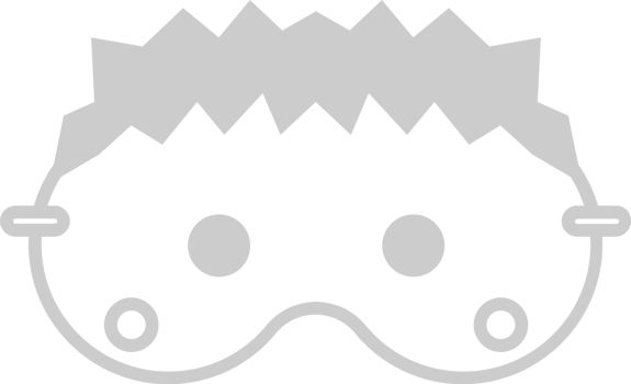 Superhero mask vector