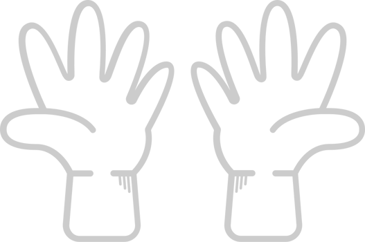 Superhero gear outline vector