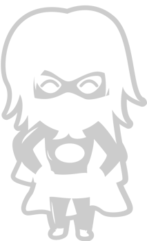Superhero action pose vector