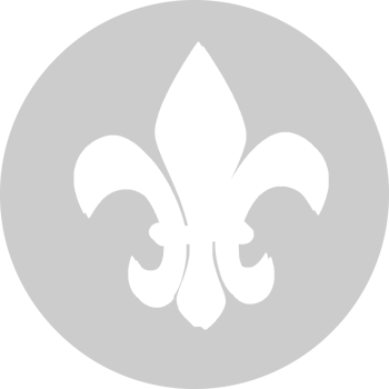 Scout fleur de lis vector