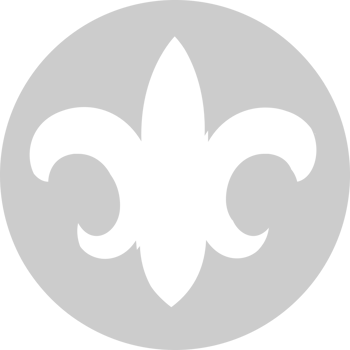 Scout fleur de lis vector