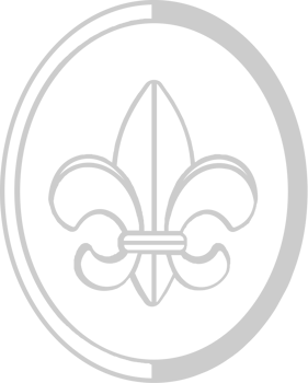 Scout fleur de lis vector