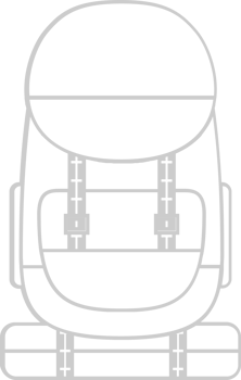 Scout equipment back pack vector