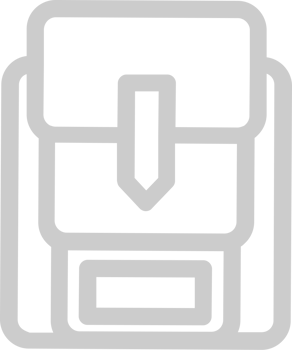 Scout equipment back pack vector