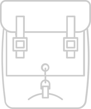 Scout equipment back pack vector