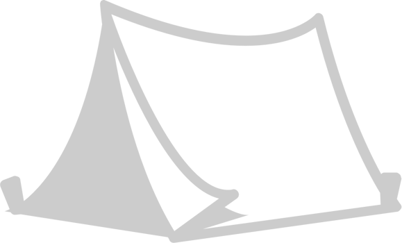 Scout equipment tent vector