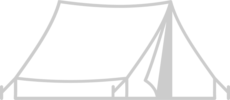 Scout equipment tent vector