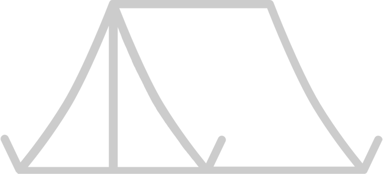 Scout equipment tent vector