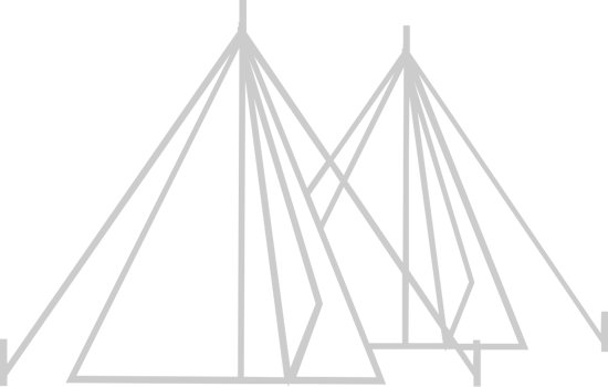 Scout equipment tent vector