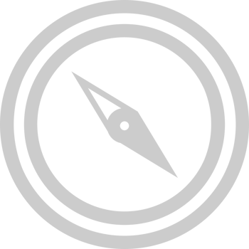Scout equipment compass vector