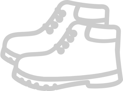 Scout equipment shoes outdoor vector