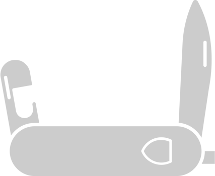 Scout equipment knife vector