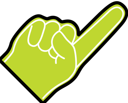 Foam Finger vector