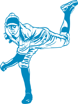 Baseball Player vector