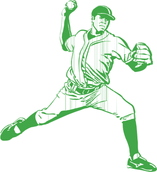 Baseball Player vector
