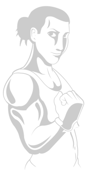 Muscle women  vector