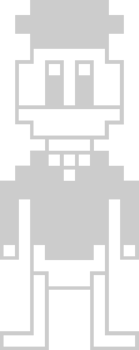 Disney character pixelate vector