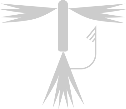 Fly fishing Hook vector