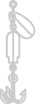 Hook fishing vector