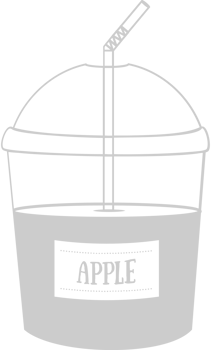 Juice apple vector