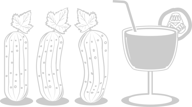 Juice cucumber vector