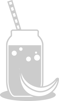 Juice banana vector