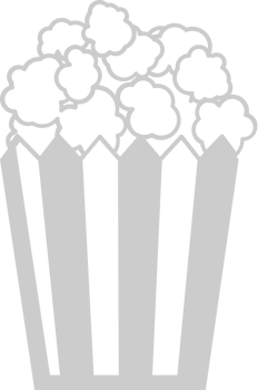 Movie popcorn vector