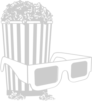 Movie popcorn with 3d glasses vector