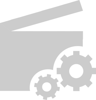 Movie clapper board vector