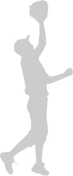 Baseball Outfielder vector