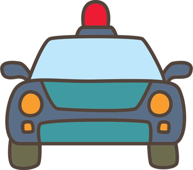 Police Car vector