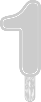 Number 1 vector