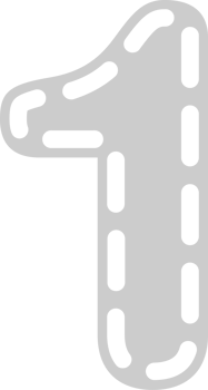 Number 1 vector