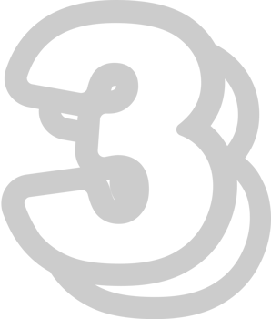 Number 3 vector
