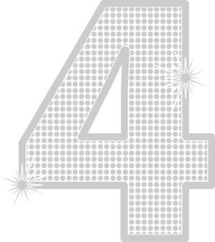 Number 4 vector